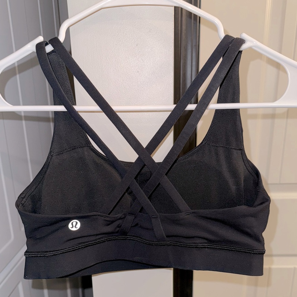 lululemon athletica Black Energy Sports Bra